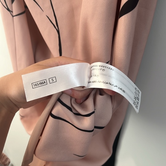 Keepsake pink cowl neck dress with open back with tie - Picture 3 of 4